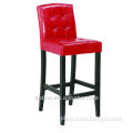 tall red PU bar chair DO-6035